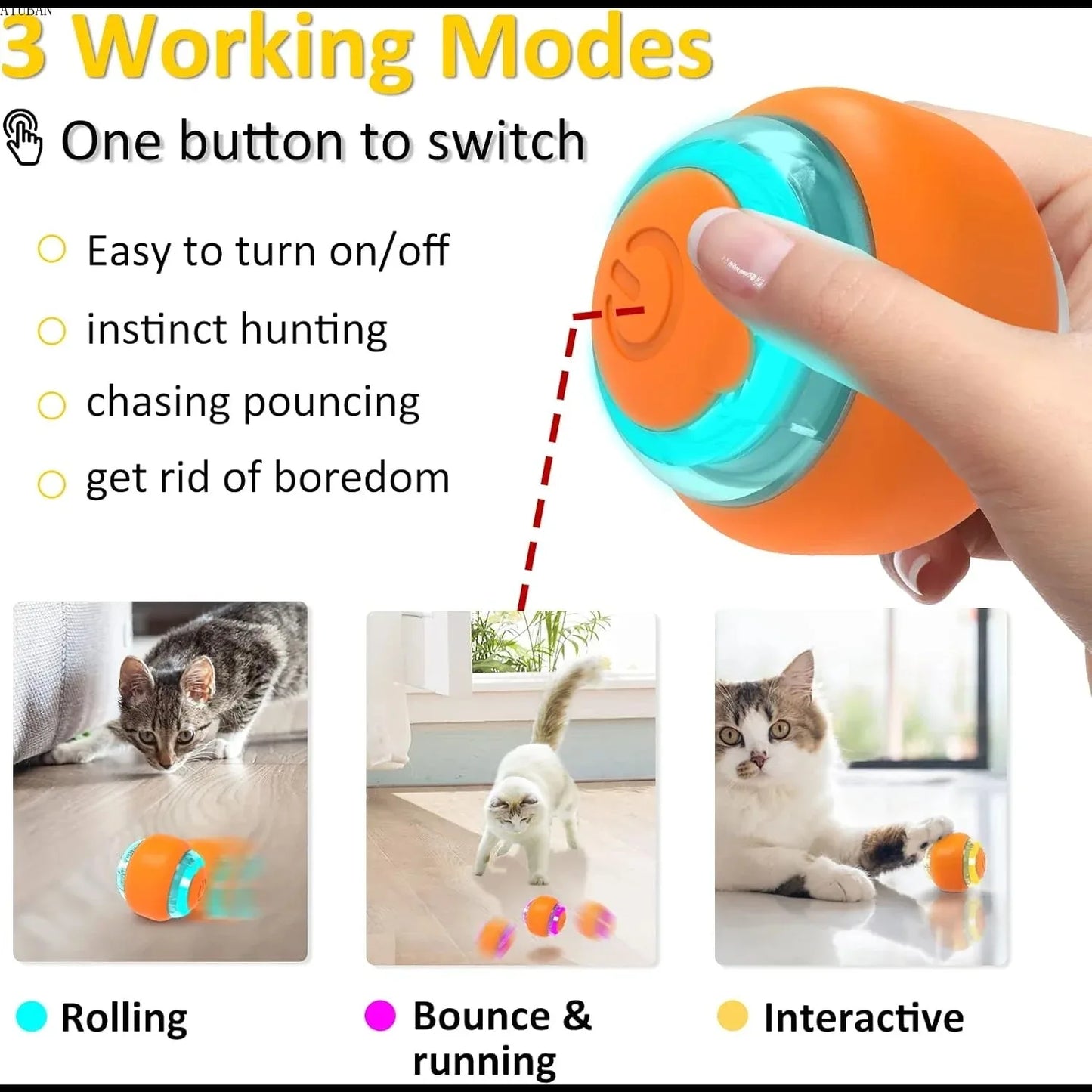 Smart Interactive Pet Ball